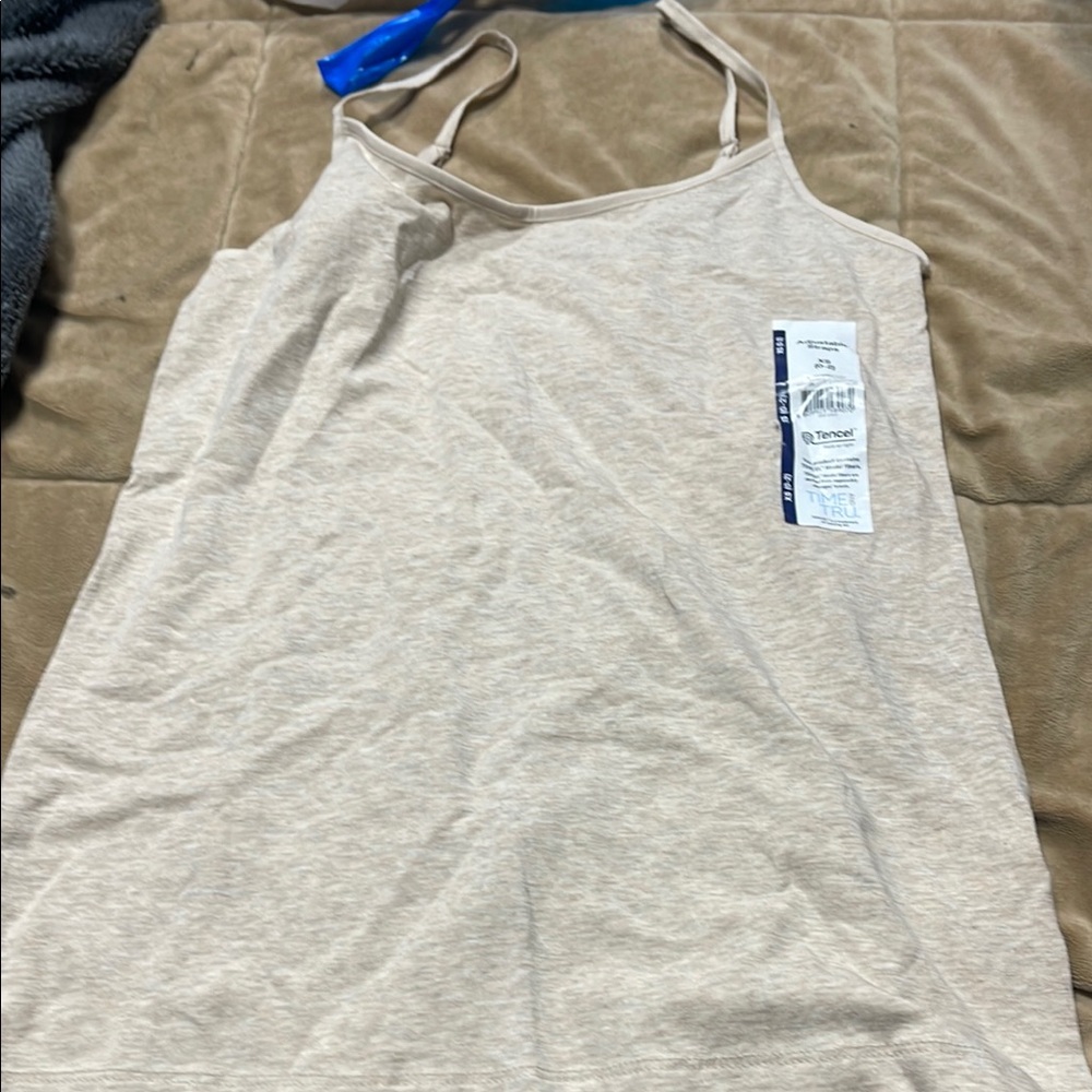 Women's Beige Tank Top
